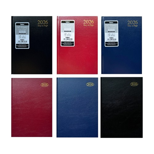 Diary 2026 day page - a5,