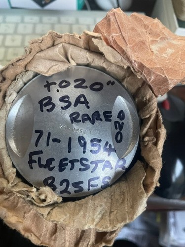Rare bsa fleetstar piston - rare,