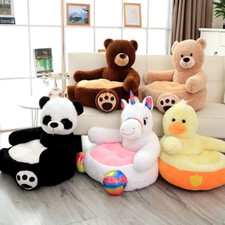 Child Kids Plush Sofa Seat Bear Panda Soft Chair Toddlers Armchair Cushion Gifts