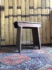 19th Century Pine Chapel Bench Stool From a Methodist Church