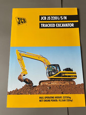 JCB JS200L/S/N Tracked Excavator Brochure