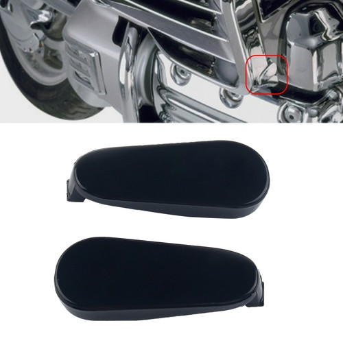 Black lower corner trim plugs - lower,