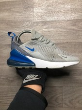 Grey And Blue Nike Airmax 270’s Size 5 UK