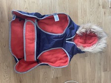 Dog Coat Parka Ancol Muddy Paws Blue Size Medium