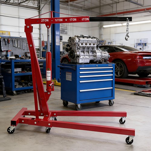 Ton heavy duty engine crane - duty,