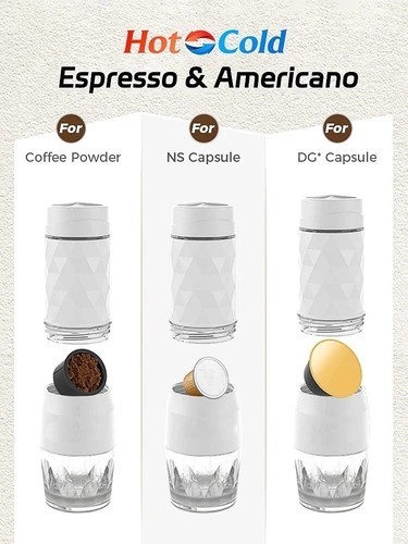 Portable coffee machine - 3-in-1,