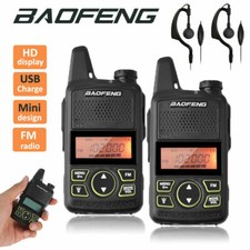 2PC Baofeng BF-T1 Mini Walkie