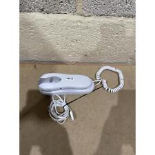 Optimum 257026 Retro Corded Telephone White Wall Mounted Flash & Redial Function