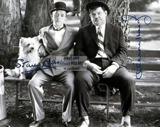 STAN LAUREL AND OLIVER OLLIE HARDY   8 x10"  Autographed Hand Signed Photo