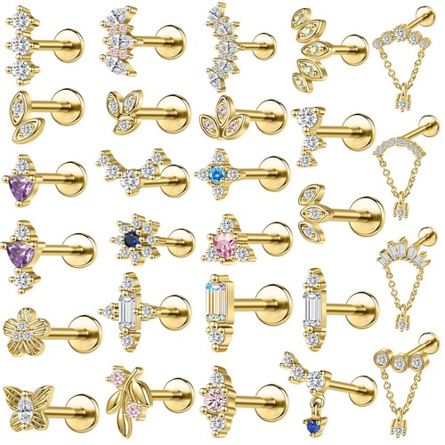 16g stainless steel gold - steel,