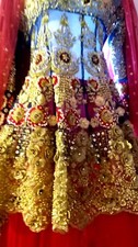 Pakistani Bridal Dress. Designer's, 3D Flowers Hand Embroidered. Golu, Doli Lond