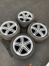 SET OF AUDI Q7 2010-2015 ALLOY WHEEL TYRE 295 35 21