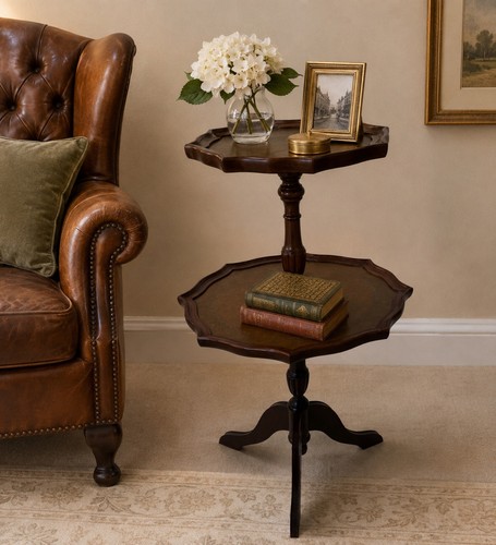 Vintage dumb waiter two tier - dumb,
