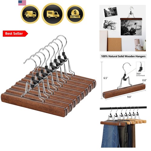Pack wooden pants hangers - pack,