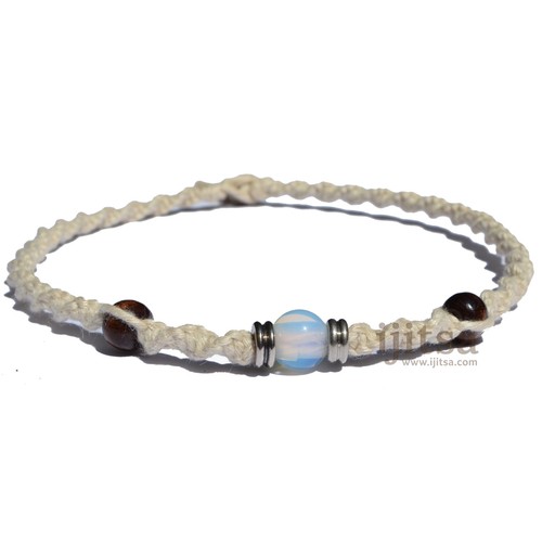Natural twisted hemp necklace
