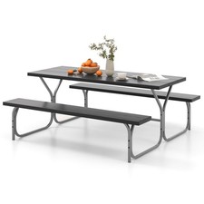 Costway picnic table bench set - costway,