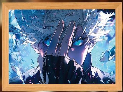 Led anime light box jujutsu - led,