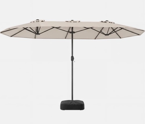 15ft double sided parasol - 15ft,