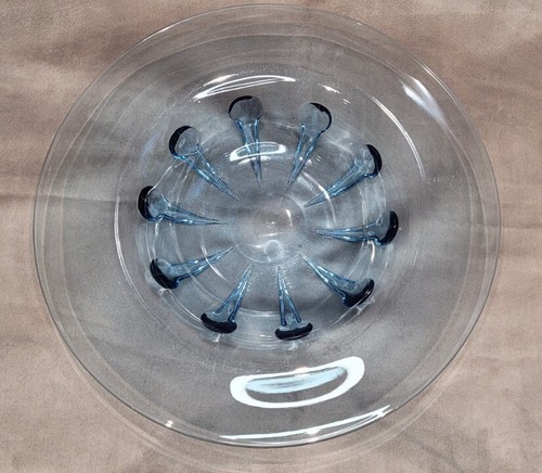 Verlys large signed - blue, glass