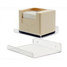 Clear acrylic floating shelves - acrylic,
