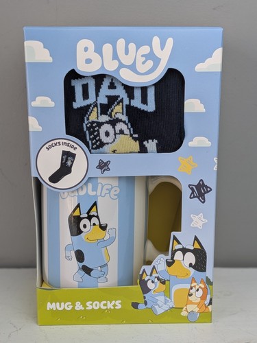 Bluey best dad socks - bluey, &