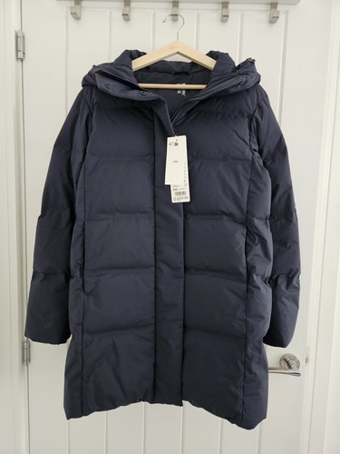 New uniqlo navy seamless down - navy,