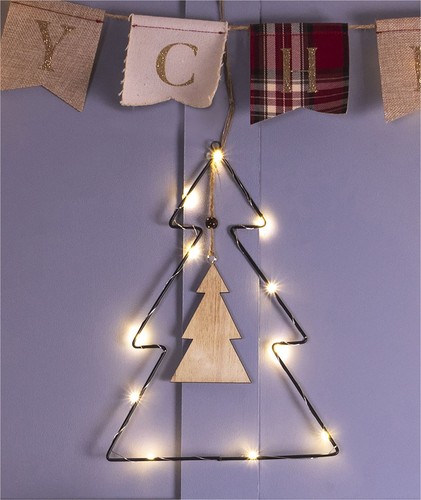 Lighted christmas tree - lighted, xmas