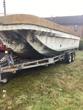 21 feet x 7feet Old work Boat no trailer no engine
