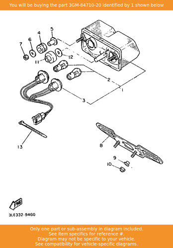 Yamaha taillight unit assy - yamaha,