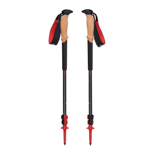 Walking hiking poles - hiking, black