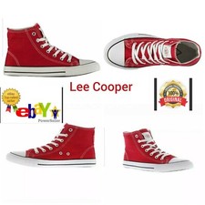 LEE COOPER RED WHITE CANVAS