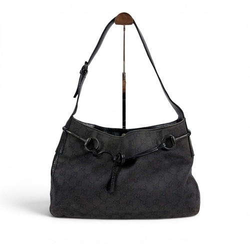 Gucci horsebit canvas - horsebit, gg