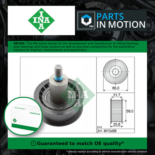 Timing belt guide pulley fits - pulley,