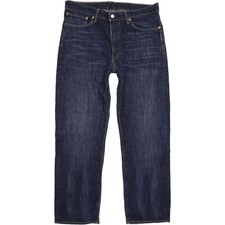 Levi's 751 Men Blue Straight Regular Jeans W36 L30 (77974)