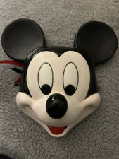 Vintage Ceramic Disney Mickey Mouse 3-D Face Mask Wall Plaque