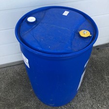 1 X EMPTY BLUE PLASTIC BARREL