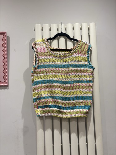 Handmade multicolour hand knit - handmade,