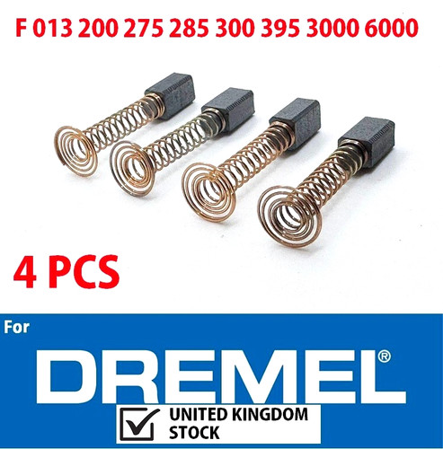 4pcs carbon brush for dremel - carbon,