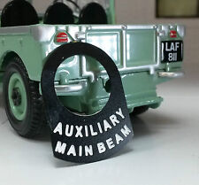 Austin Healey Frogeye Bugeye Sprite Switch Tab Badge Decal Auxiliary Main Beam