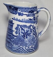 Maling Willow Pattern Jug