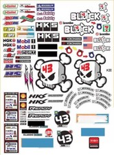 RC Decal Vinyl Stickers 1:10 Scale Livery Set Car Boat Truck 8 Styles To Choose
