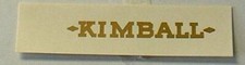 Kimball Piano Fallboard Decal