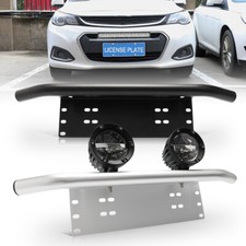 Car License Plate Frame Number Plate Bull Bar Bumper Mount Bracket LED Light New