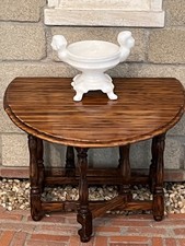 Dolls House Vintage Unusual Decorative Pedestal Bowl 