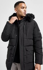 Brand New Without Tags Mens Mckenzie Black Puffer Jacket Size XL