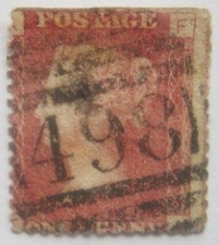 Queen Victoria 1d Red Letters