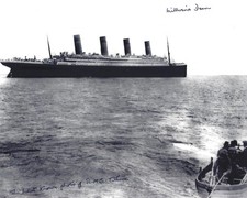 MILLVINA DEAN SIGNED TITANIC
