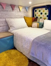 2014 Vauxhall Vivaro Camper Conversion Bed And Mattress With Waterproof Cover