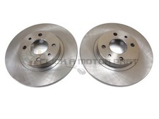 Front 2 Brake Discs Set (Solid