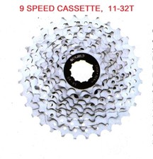 9 Speed MTB Cassette fits Shimano/Sram 11-32T Mountain Bike Bicycle Sprocket 